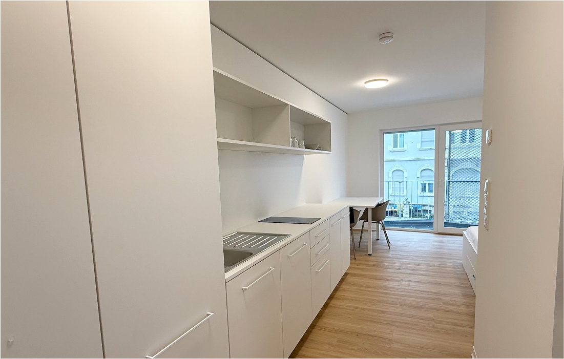 Single-Apartment im 1. Obergeschoss der RW63 – Innenansicht 2 von 5