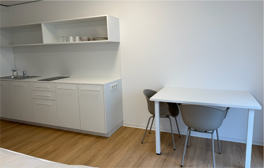 Single-Apartment im 1. Obergeschoss der RW63 – Innenansicht 3 von 5