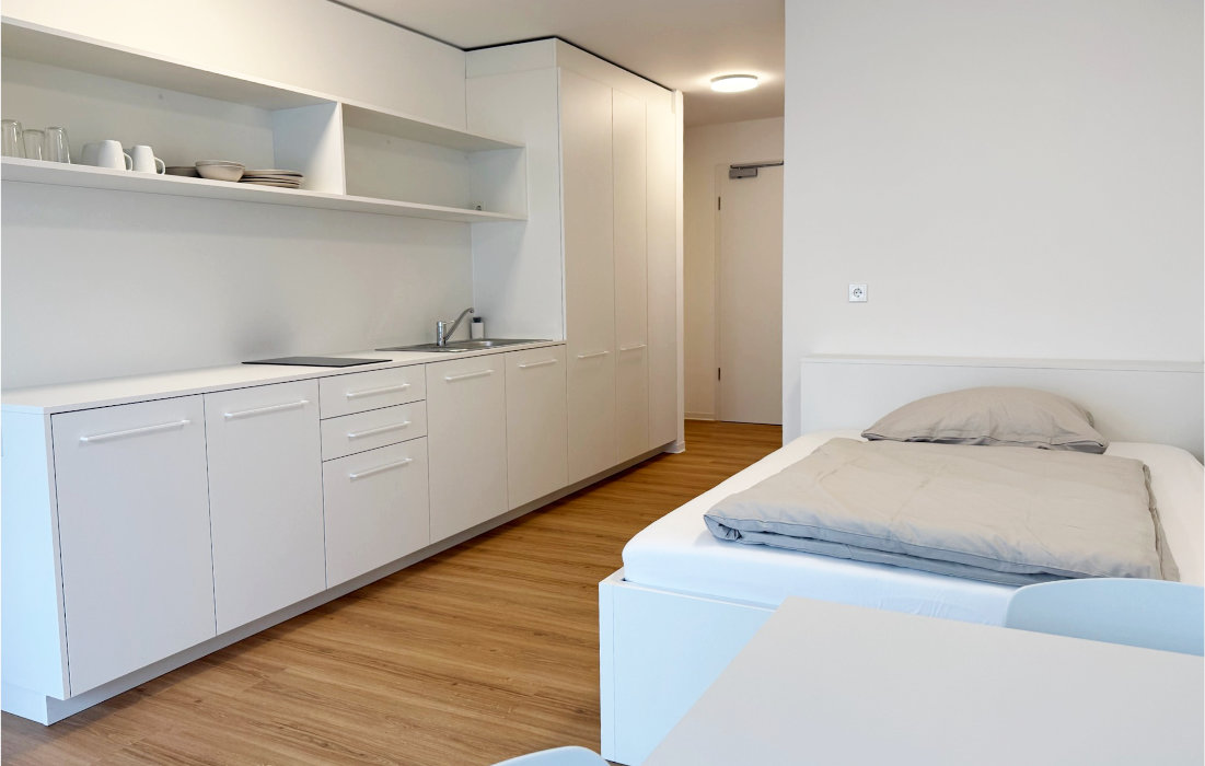 Single-Apartment im 2. Obergeschoss der RW63 – Innenansicht 1 von 5