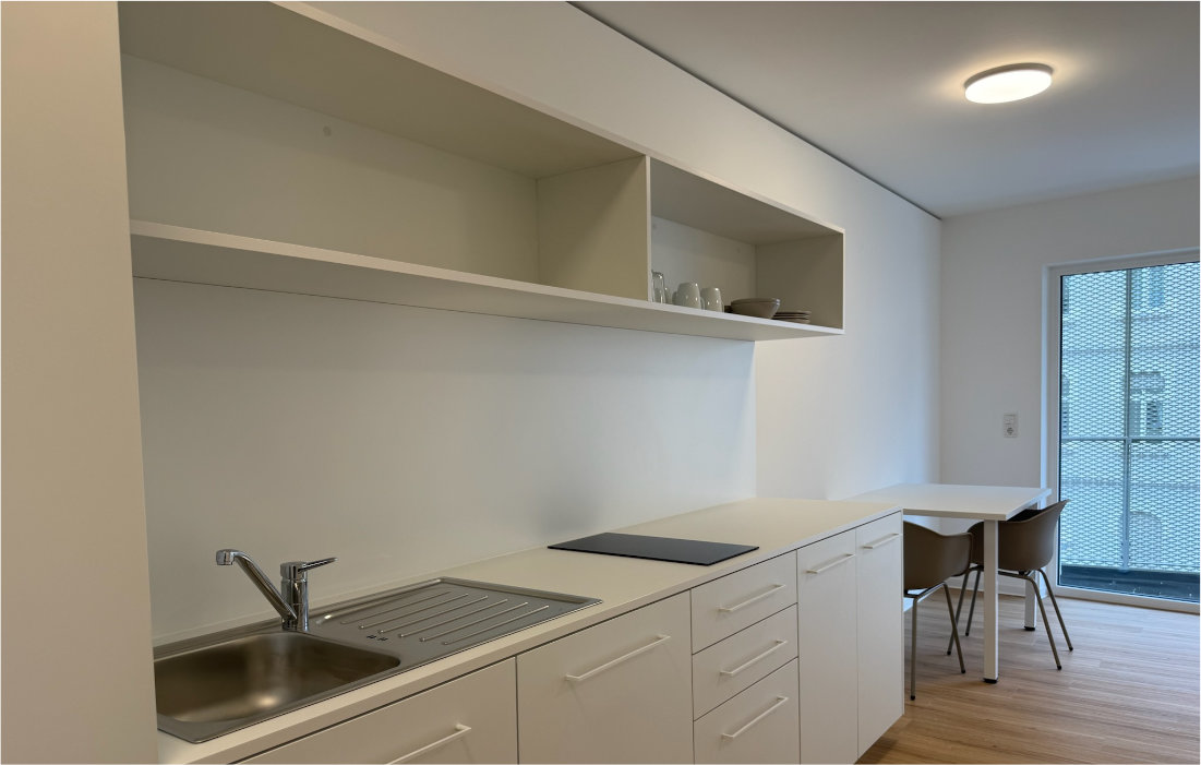 Single-Apartment im 2. Obergeschoss der RW63 – Innenansicht 2 von 5