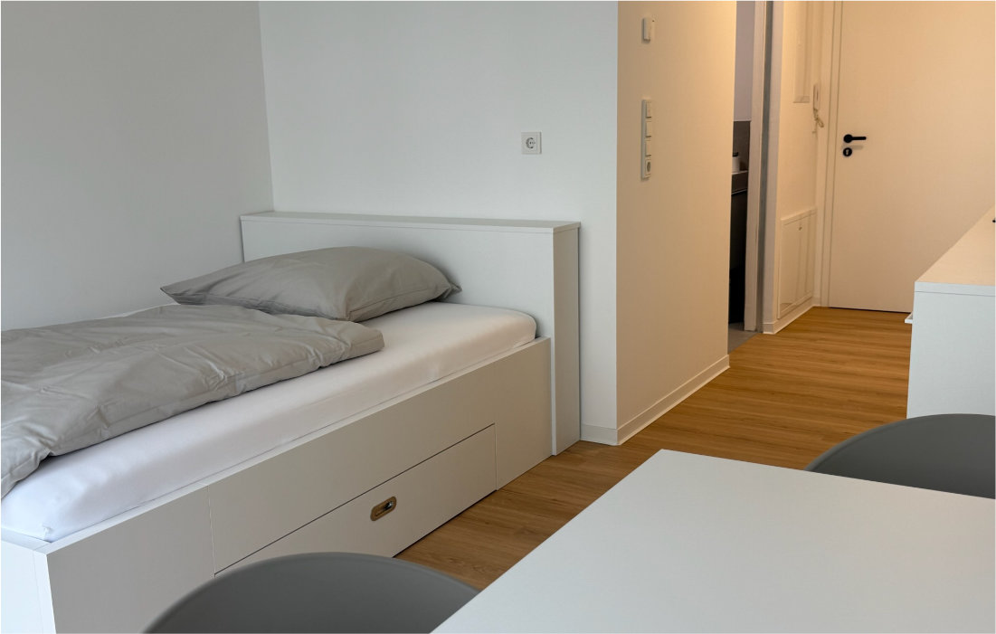 Single-Apartment im 2. Obergeschoss der RW63 – Innenansicht 1 von 5