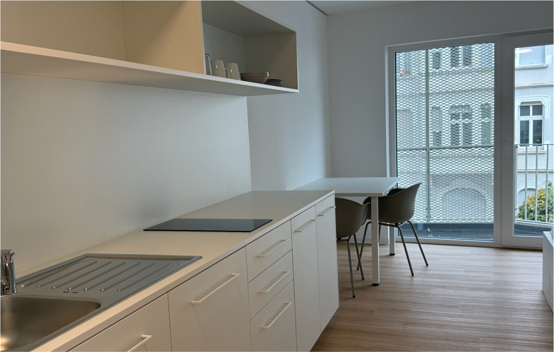 Single apartment on the 2nd floor at RW63 – interior view 2 of 5