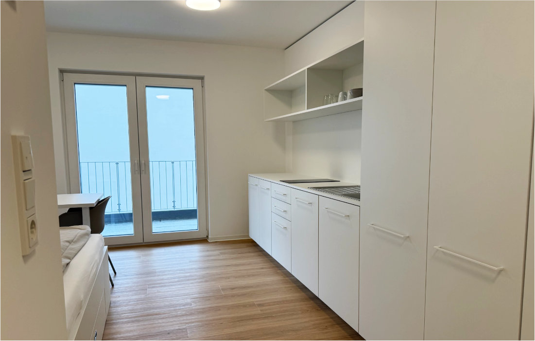 Single apartment on the 2nd floor at RW63 – interior view 2 of 5