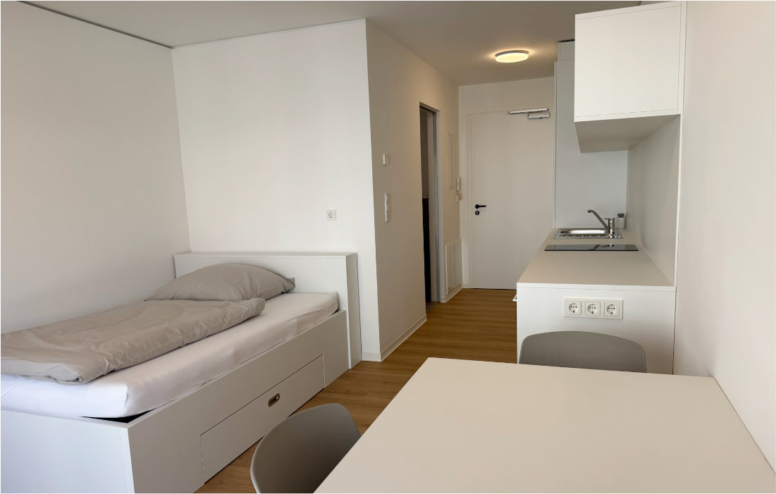 Single-Apartment im 3. Obergeschoss der RW63 – Innenansicht 1 von 5