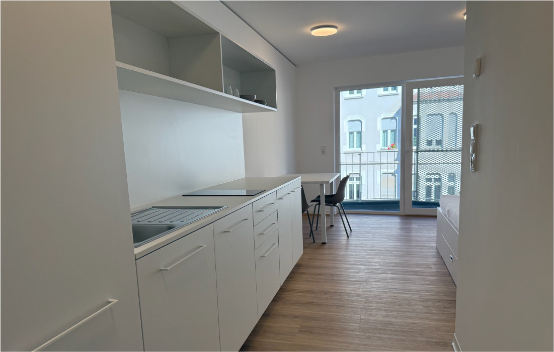 Single-Apartment im 3. Obergeschoss der RW63 – Innenansicht 2 von 5