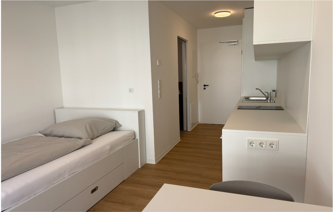 Single-Apartment im 3. Obergeschoss der RW63 – Innenansicht 1 von 5
