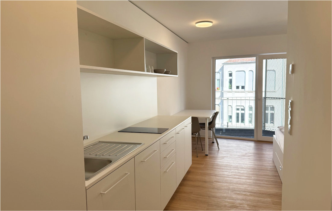 Single-Apartment im 3. Obergeschoss der RW63 – Innenansicht 2 von 5