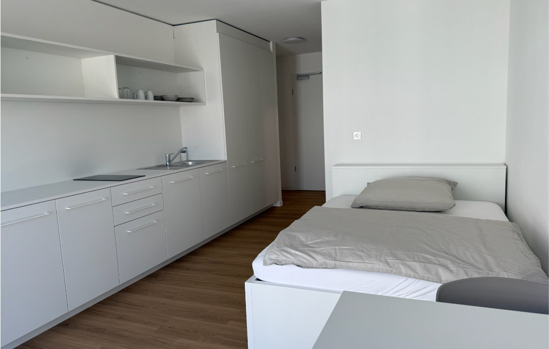 Single-Apartment im 4. Obergeschoss der RW63 – Innenansicht 1 von 5