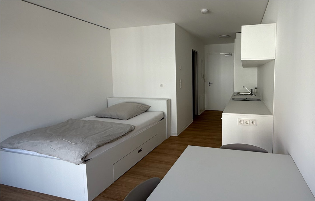 Single-Apartment im 4. Obergeschoss der RW63 – Innenansicht 1 von 5