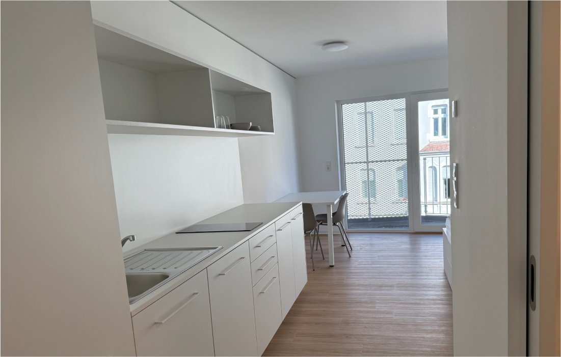 Single apartment on the 4th floor at RW63 – interior view 2 of 5