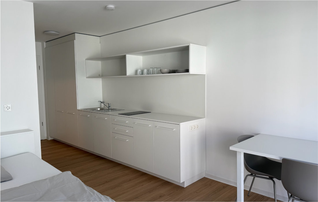 Single apartment on the 4th floor at RW63 – interior view 3 of 5