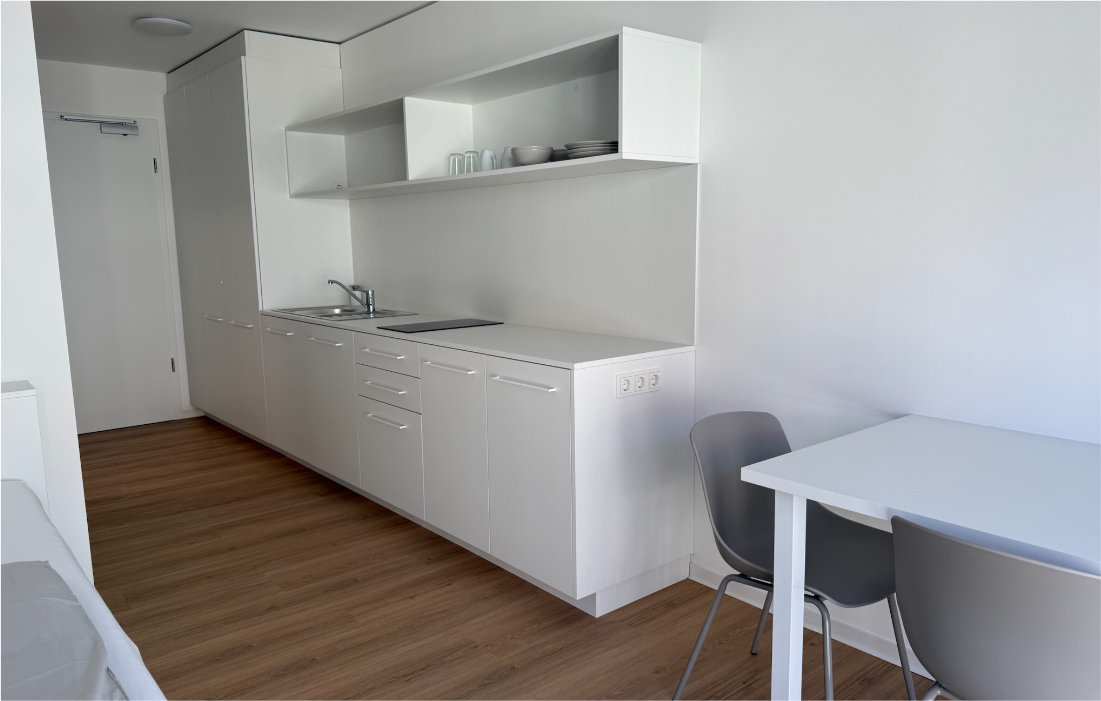 Single-Apartment im 4. Obergeschoss der RW63 – Innenansicht 1 von 5