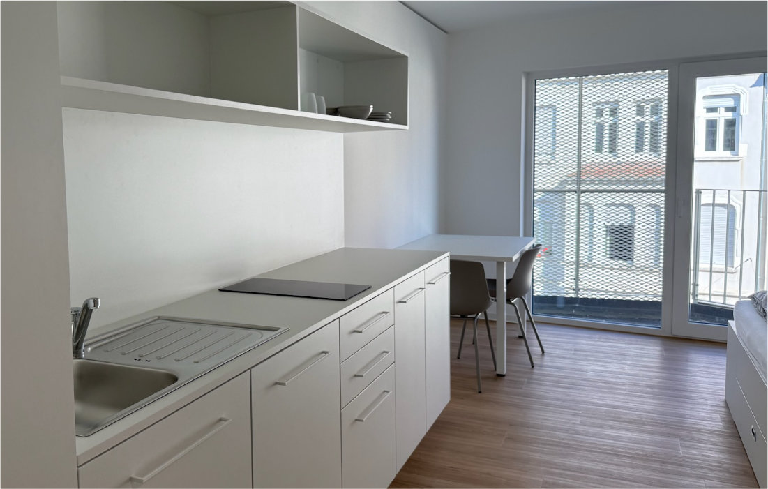 Single-Apartment im 4. Obergeschoss der RW63 – Innenansicht 2 von 5