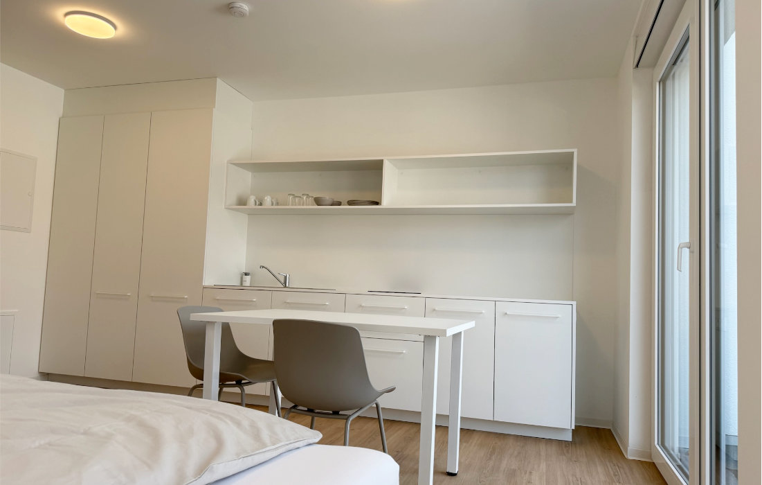 Single-Apartment im Dachgeschoss der RW63 – Innenansicht 2 von 5